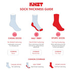 Knit Adults OVERRUNS Cotton Crew Socks 1 pair KMCCO1