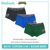 Biofresh | TMNT Boys’ Antimicrobial Cotton Boxer Brief 3 pieces in a pack NTBBBG531