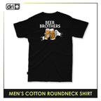 Dri Plus Beer Brothers Men’s Anti-Odor Sweat Wicking Cotton Roundneck Shirt 1 piece DUMSRC5310