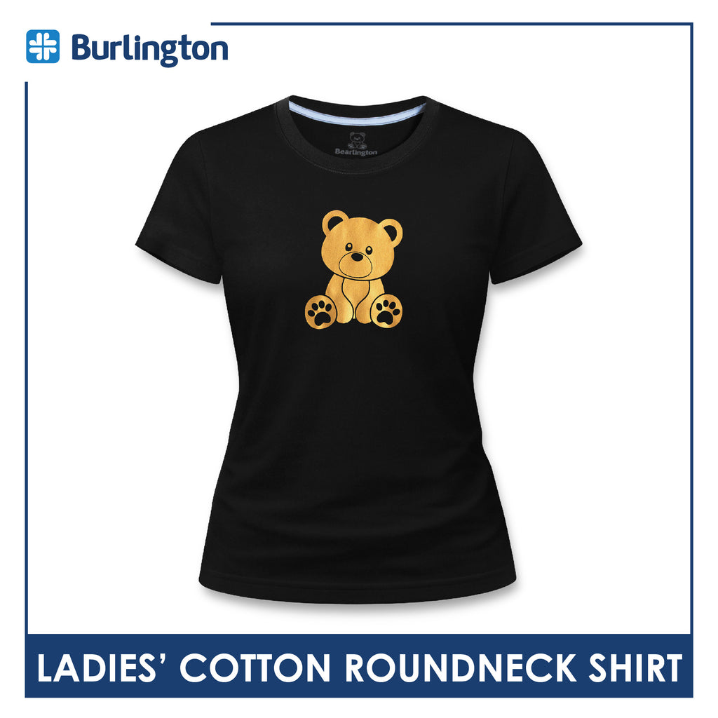 Burlington Ladies' Cotton Bearlington Collection Roundneck Shirt 1pc TBLDSR3