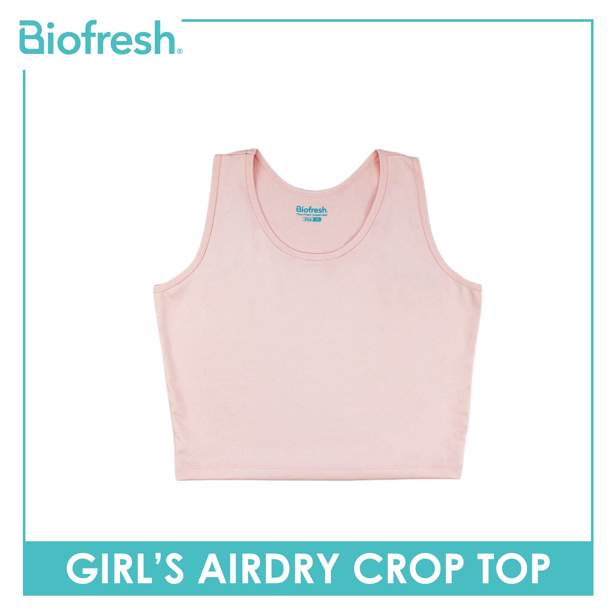Biofresh Active Kids Girls AirDry Crop Top 1 piece MUGST531