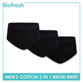 Biofresh Men's Antimicrobial Cotton Bikini Brief 3 pieces in a pack UMBCG9