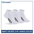 Burlington Men's Thick Sports Heavy Ankle socks 3 pairs in 1 pack 0222H