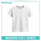 Biofresh Infants Antimicrobial Shirts 3 pieces in a pack UISRG611