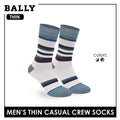 Bally Men's Cotton Crew Thin Casual Premium Socks 1 pair YMC614