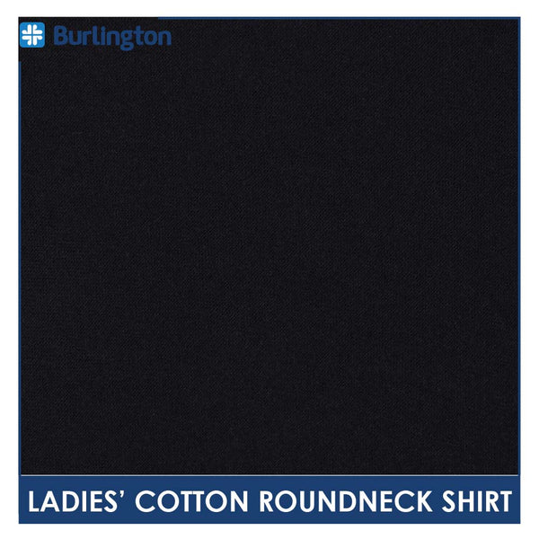 Burlington Ladies' Cotton Bearlington Women’s Month Roundneck Shirt 1pc TBLDSRWM4