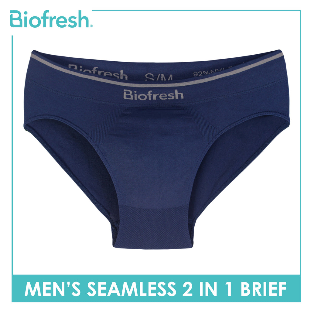 Biofresh Men's OVERRUNS Seamless Classic Brief 2 pieces in a pack UMBCSGCO1