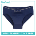 Biofresh Men's OVERRUNS Seamless Classic Brief 2 pieces in a pack UMBCSGCO1