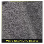 Dri Plus Men's Quick Dri Jerzip Long Sleeve 1 piece DUMSRLZ612