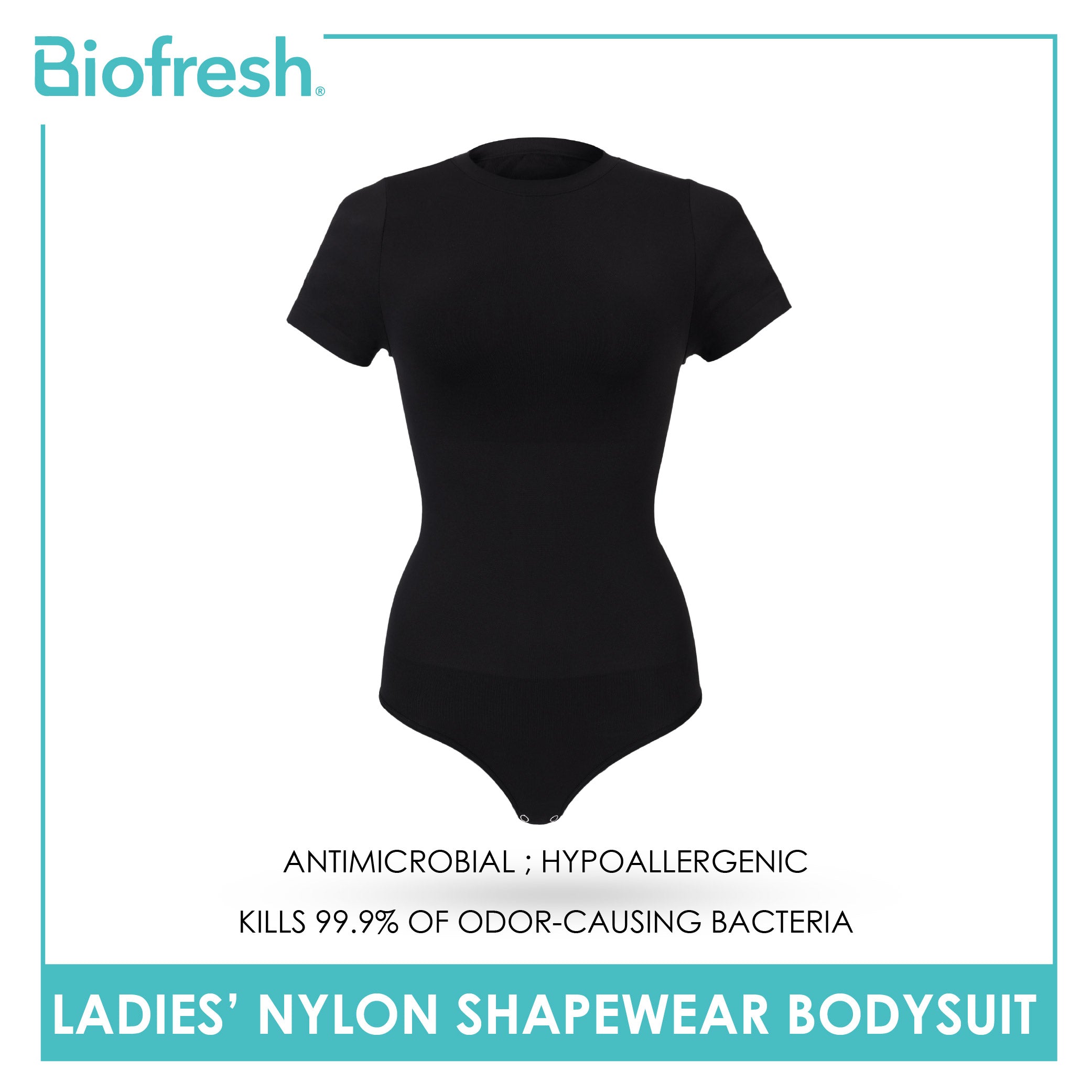 Biofresh Ladies’ Nylon Shapewear Bodysuit 1 piece ULWB611