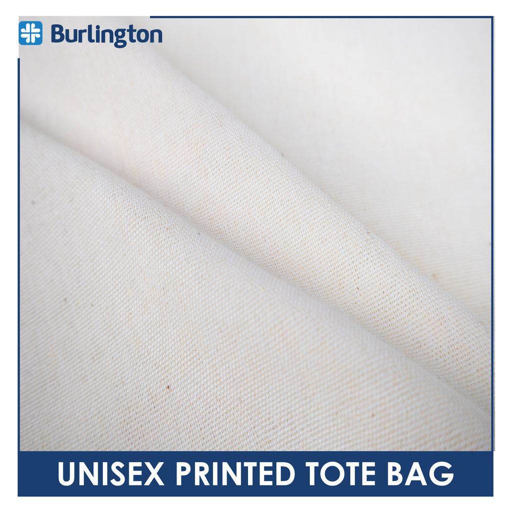 Burlington Unisex Printed Canvas Tote Bag BTONFREE (Free Gift, Do not buy)
