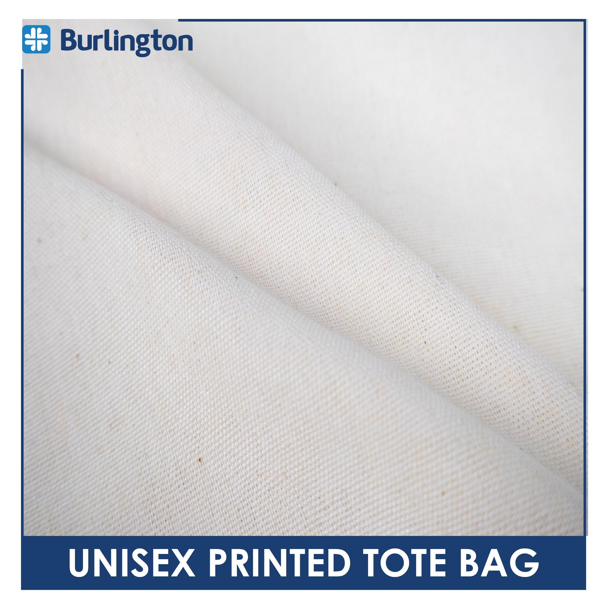 Burlington Unisex Printed Canvas Tote Bag BTONFREE (Free Gift, Do not buy)