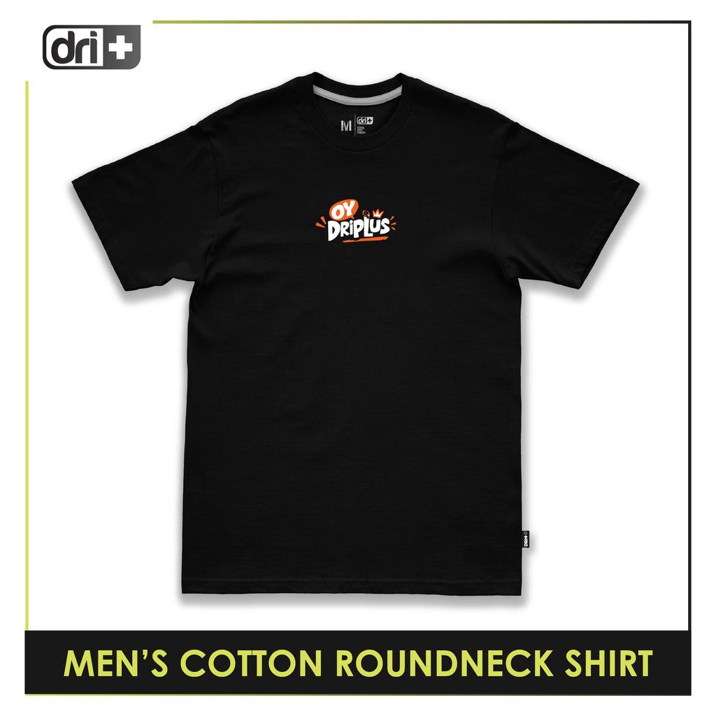 Dri Plus Men’s Mood Collection Anti-Odor Sweat Wicking Cotton Roundneck Shirt 1 piece DUMSRC629