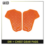 Dri Plus Men's Chest Gear Pads 1 pair AMGAC