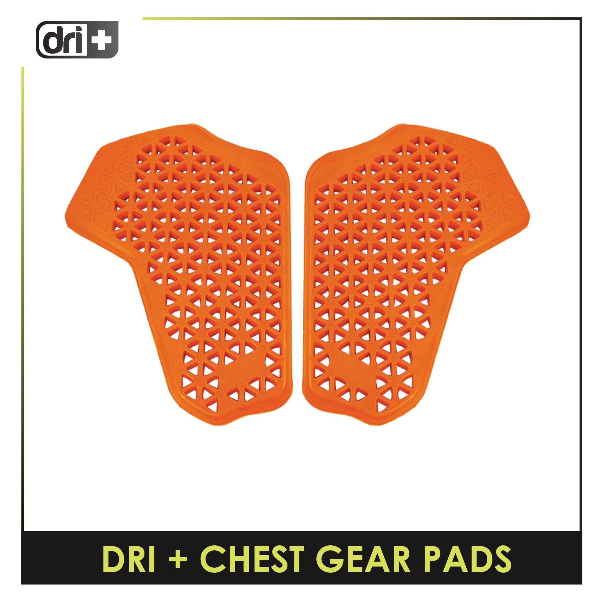 Dri Plus Men's Chest Gear Pads 1 pair AMGAC