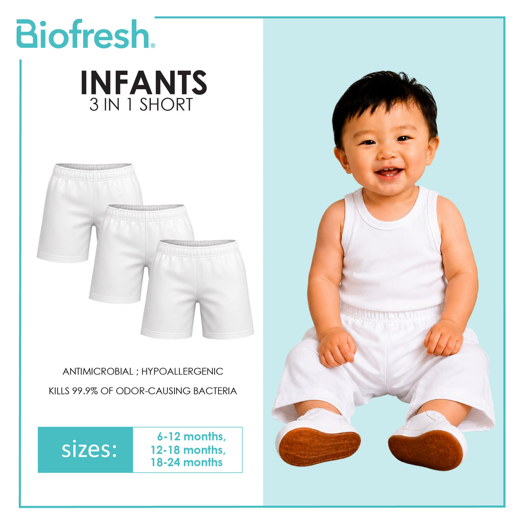 Biofresh Infants Antimicrobial Shorts 3 pieces in a pack UISHG611
