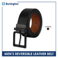 Burlington Men's Reversible Genuine Leather Belt 1 piece JMLR511