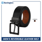 Burlington Men's Reversible Genuine Leather Belt 1 piece JMLR511
