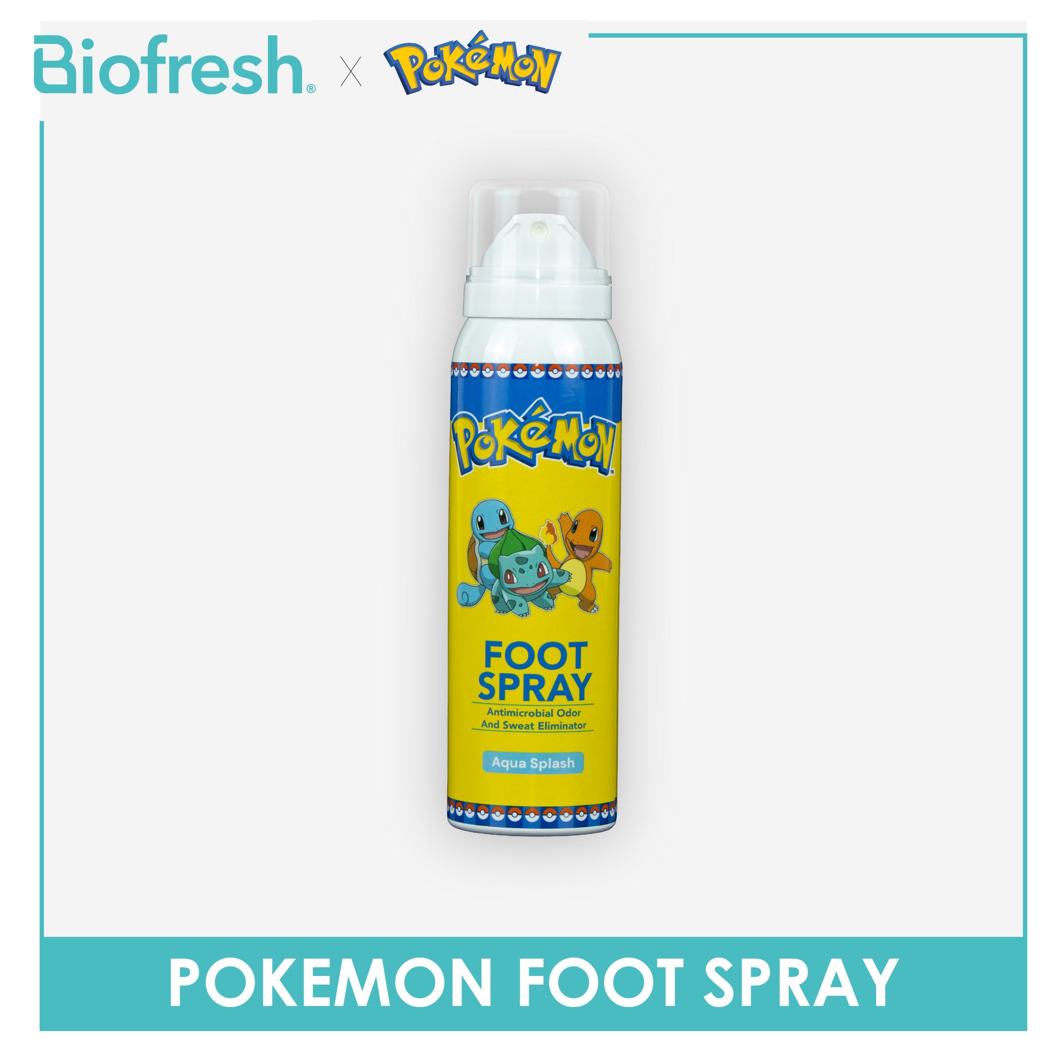 Biofresh | Pokemon Antimicrobial Foot Spray 1 piece PKFMFS621
