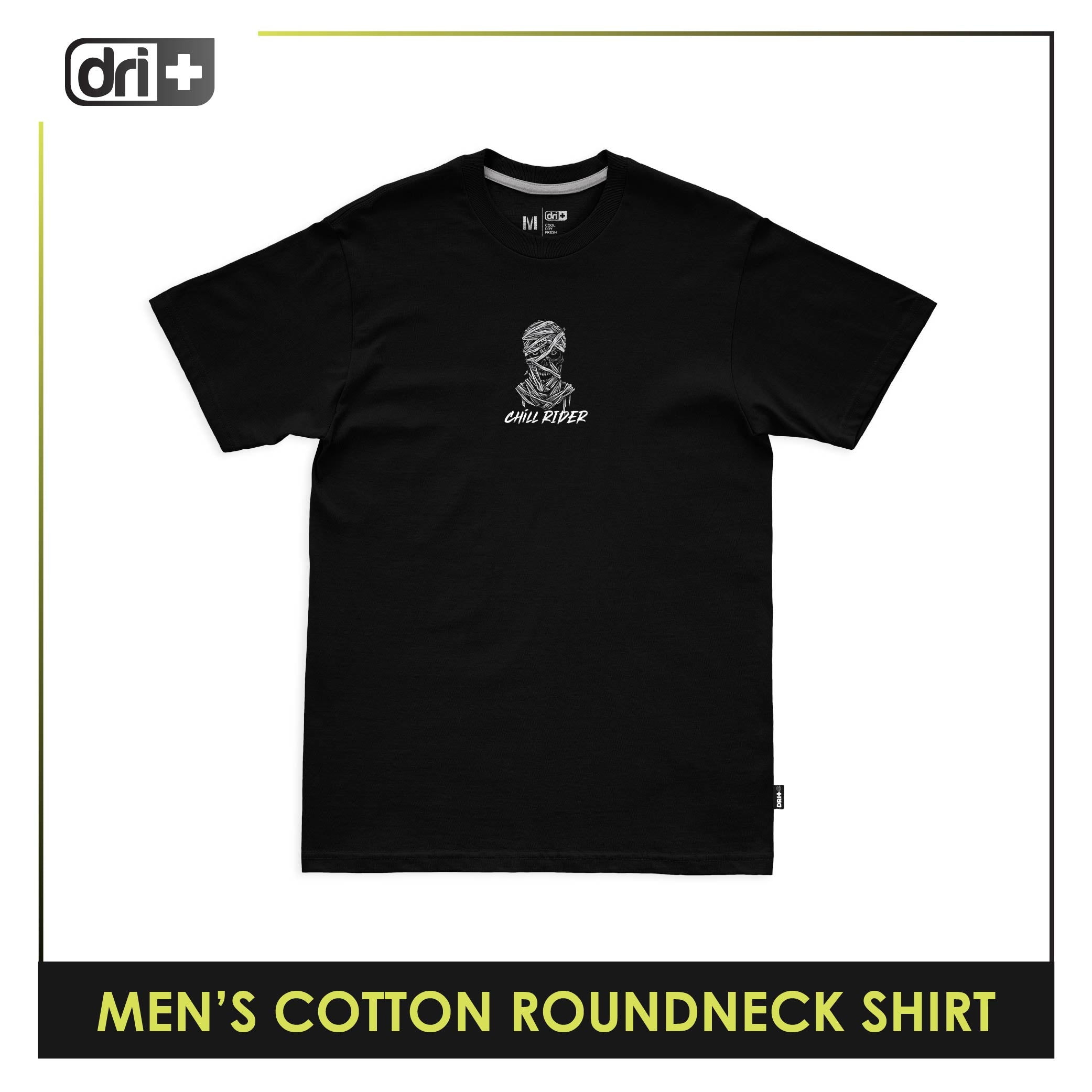 Dri Plus Anti-Odor Sweat Wicking Men’s Cotton Roundneck Halloween Shirt 1 piece DUMSRC540