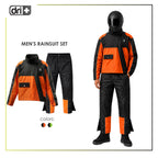 Dri Plus Men’s Water-Resistant Motorcycle Rainsuit Set DMRW621