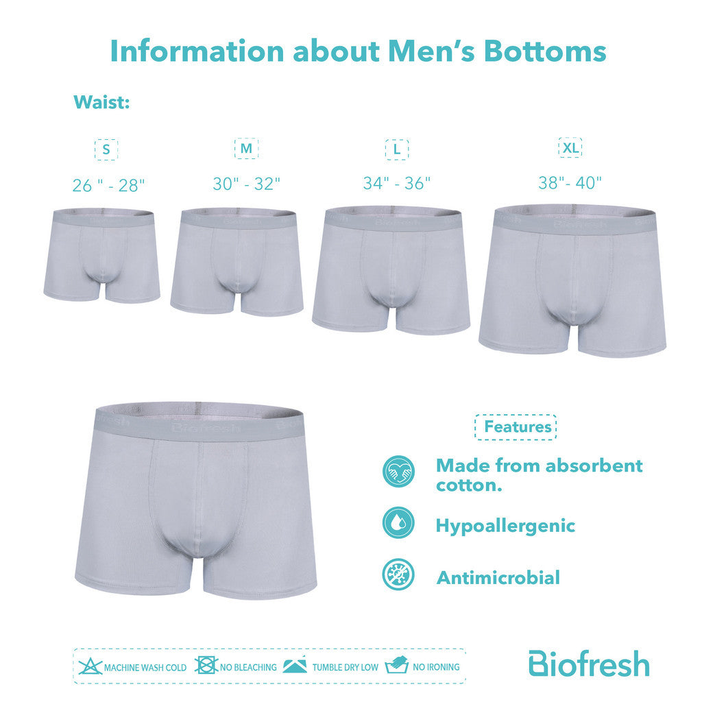 Biofresh Men's Antimicrobial Drifit Boxer Brief 1 piece UMBBFS6 (Limited Time Offer)