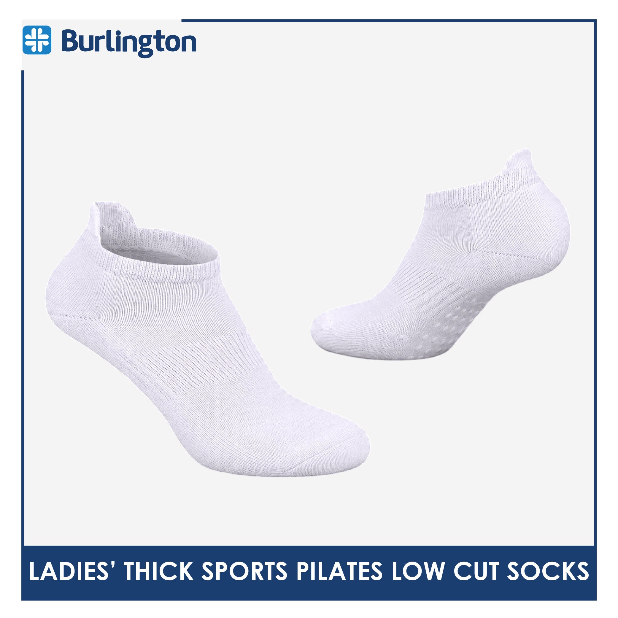 Burlington Ladies’ Pilates Thick Sports Low Cut Socks 1 pair BLGS611