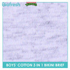 Biofresh | TMNT Boys’ Antimicrobial Cotton Bikini Brief 3 pieces in a pack NTBBKG531