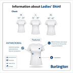 Burlington Ladies' Cotton Bearlington Women’s Month Roundneck Shirt 1pc TBLDSRWM2