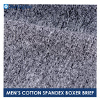Burlington Men's Cotton Spandex Boxer Brief 1 piece GTMBBFS2