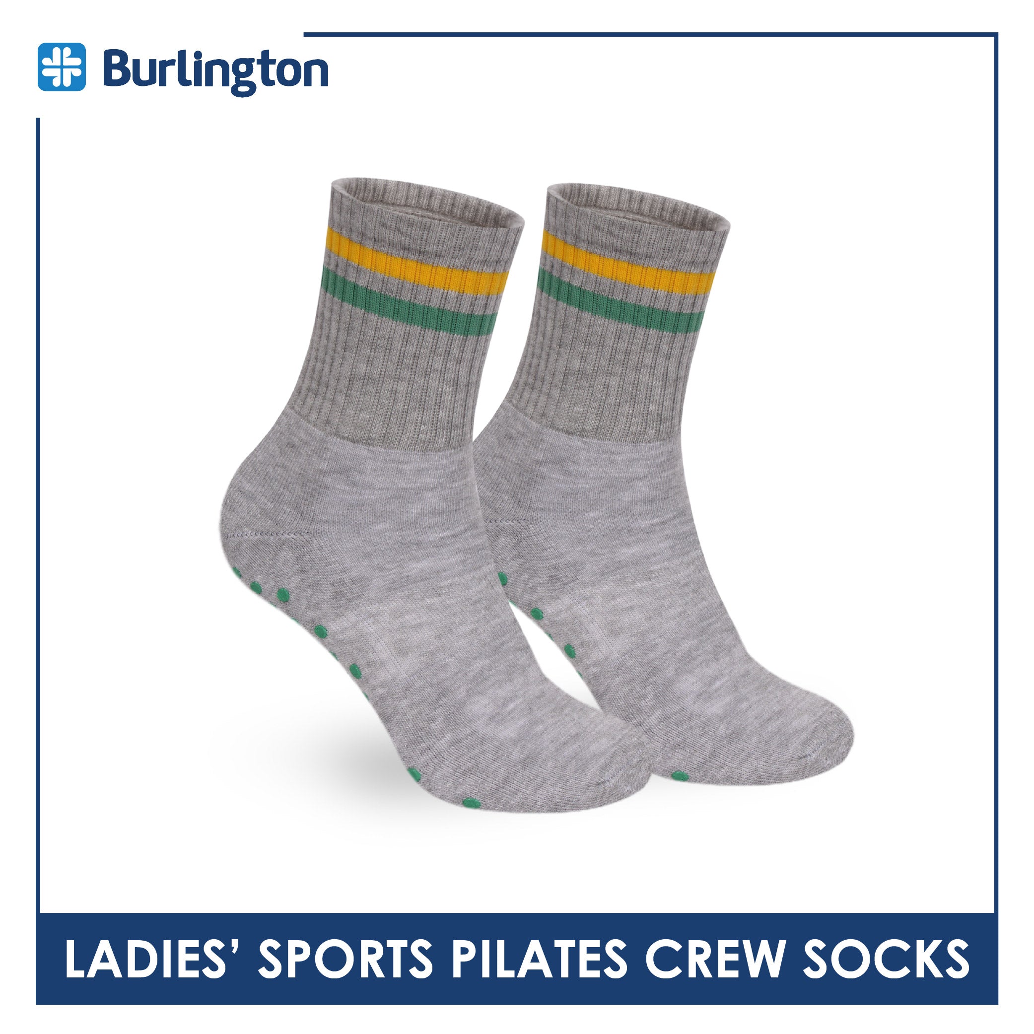 Burlington Ladies’ Pilates Sports Crew Socks 1 pair BLGS531