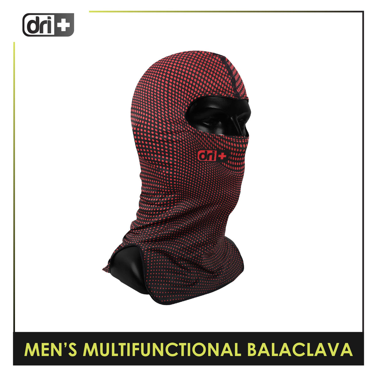 Dri Plus Men's Mirage Multifunctional Moisture Wicking Balaclava 1 piece DUMB624