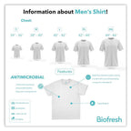 Biofresh Men's Antimicrobial Aircloud Viscose Cotton Roundneck Shirt 1 piece UMSPR531