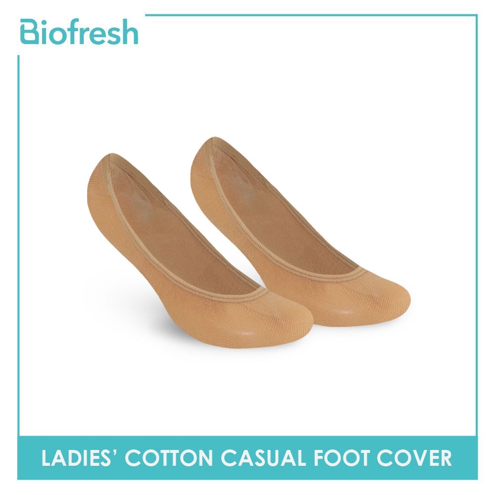 Biofresh Ladies' Sweat Absorbent No Show Lite Thin Casual Socks 3 pairs in a pack RLFG1