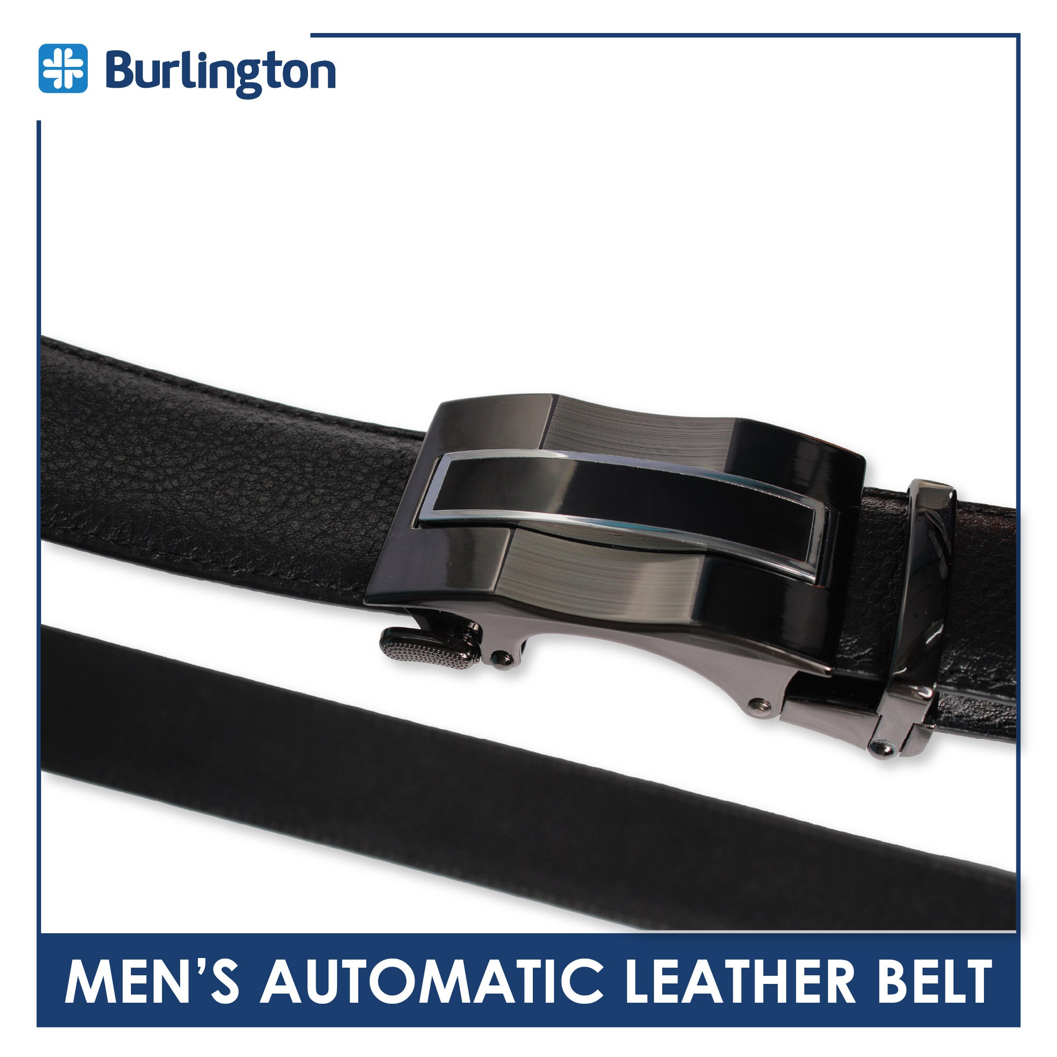 Burlington Men's Automatic Genuine Leather Belt 1 piece JMLA4101