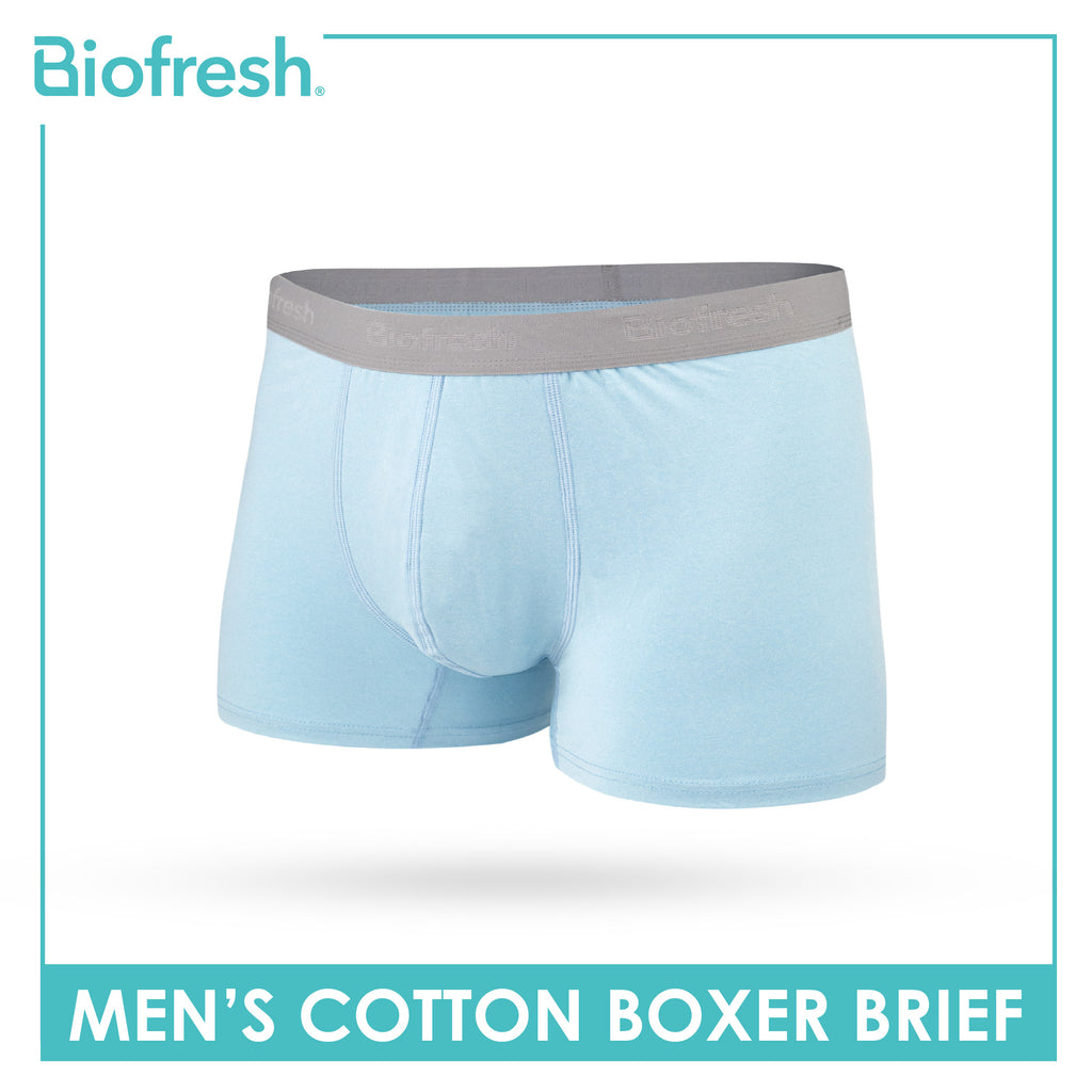 Biofresh Men's Antimicrobial Cotton Boxer Brief 1 piece UMBBFS3