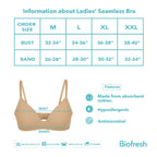Biofresh Ladies’ Seamless Everyday Bra 1 piece ULBR531