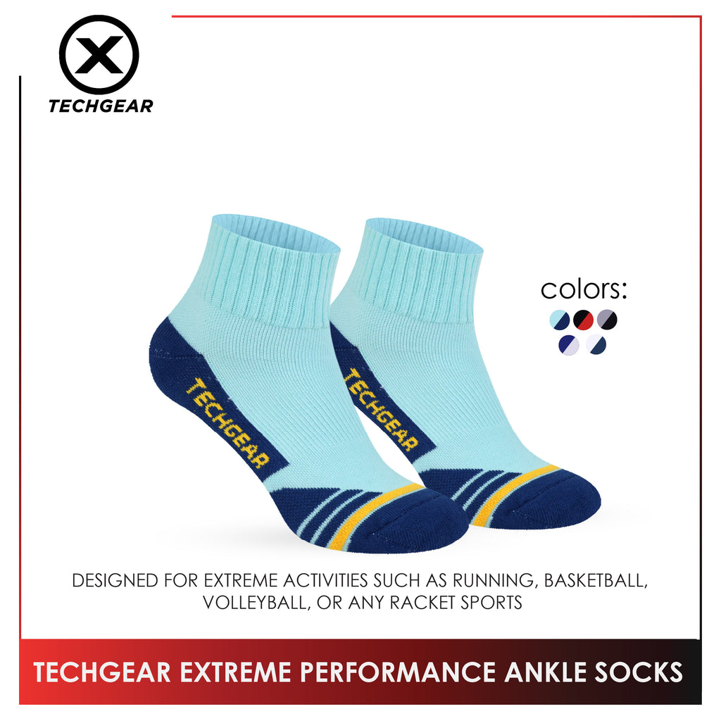 Burlington Men’s Sports Techgear Extreme Performance (Running) Ankle Socks 1 pair TGMX631