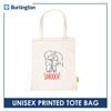 Burlington Unisex Printed Canvas Tote Bag BTONFREE (Free Gift, Do not buy)