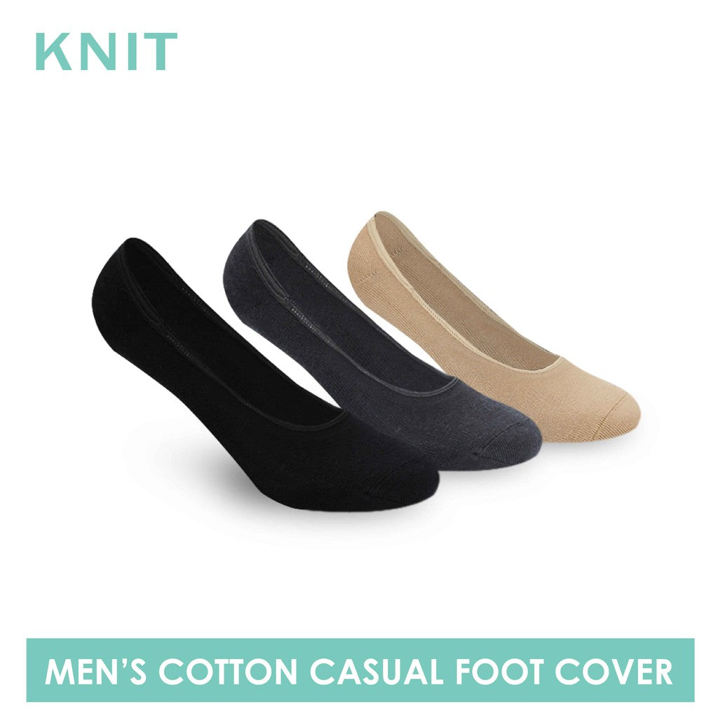 Knit Men’s Cotton Thin Casual Foot Cover 3-in-1 KMCFKG1