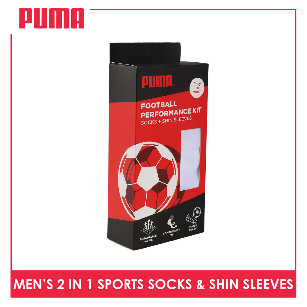 Puma Men’s Thick Sports Football Performance Kit Socks and Shin Sleeves PMFBS01