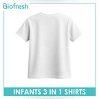 Biofresh Infants Antimicrobial Shirts 3 pieces in a pack UISRG611