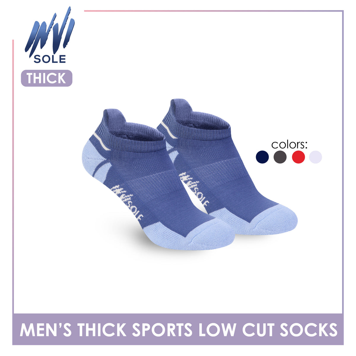 Burlington Invisole Men’s Thick Sports Low Cut Socks 1 pair XMVS611
