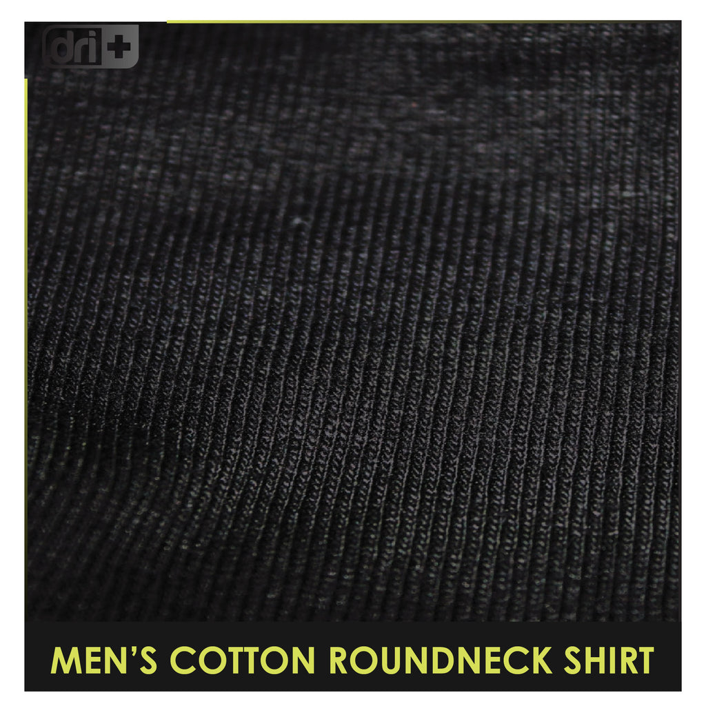 Dri Plus Men’s Anti-Odor Sweat Wicking Cotton Rideology Roundneck Shirt 1 piece DUMSRC613