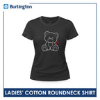 Burlington Ladies' Cotton Bearlington Valentine’s Heart Roundneck Shirt 1pc TBLDSR2