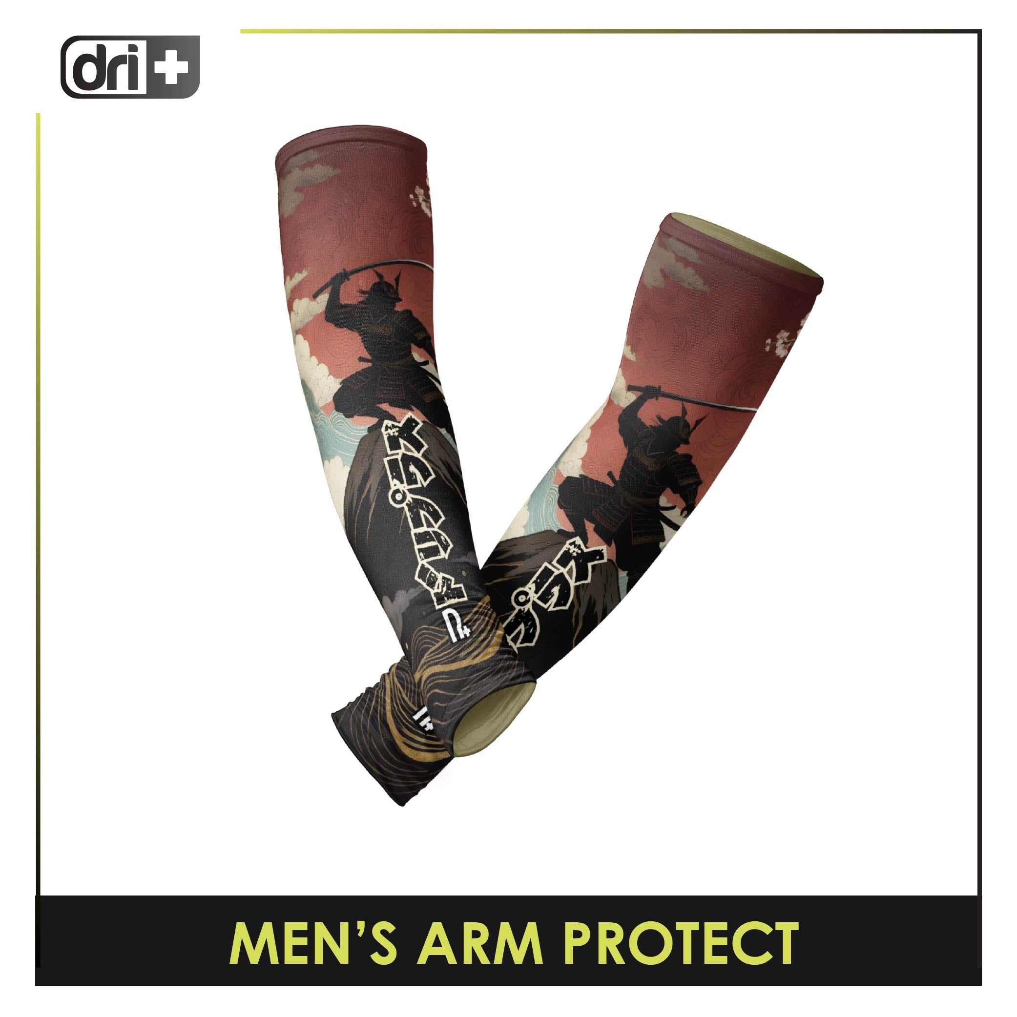 Dri Plus Men’s Doripurasu Sweat Wicking and Odor Free Riders' Arm Protect 1 pair DUMAW611