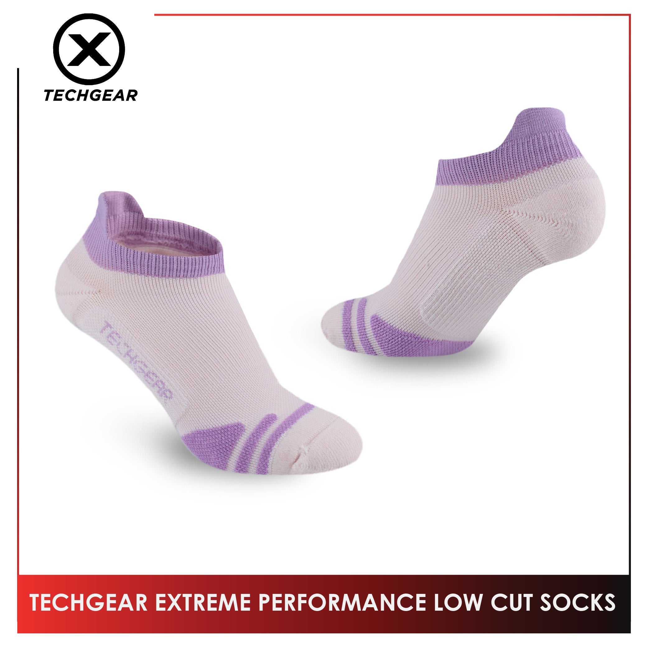Burlington Ladies’ Techgear Extreme Performance Low Cut Socks 1 pair TGLS511