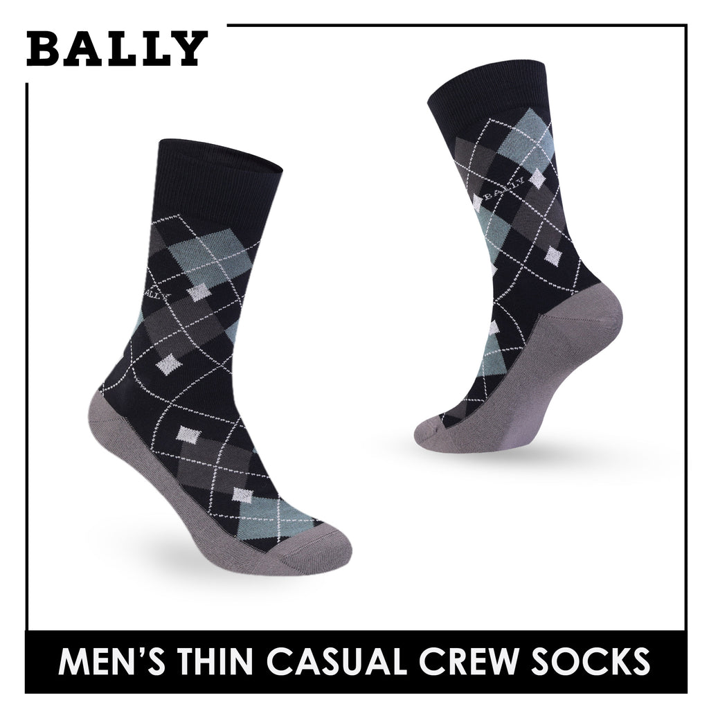 Bally Men's Cotton Crew Thin Casual Premium Socks 1 pair YMC613