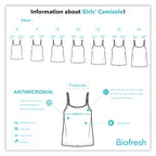 Biofresh Girls' Antimicrobial Cotton Padded Camisole 1 piece UGSC4201