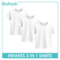 Biofresh Infants Antimicrobial Shirts 3 pieces in a pack UISRG611